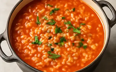 Tomato Soup with Rice