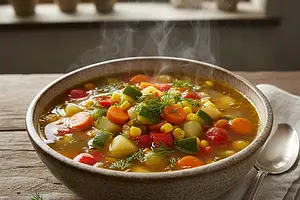 Zupa jarzynowa z koperkiem