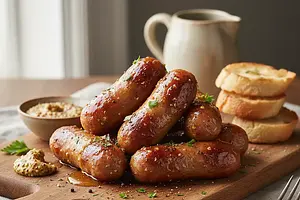 Musztardowe mini kiełbaski