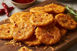 Pikantne krakersy z serem