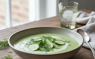 Zupa ogórkowa z koperkiem