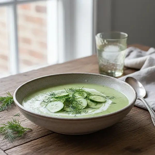Zupa ogórkowa z koperkiem