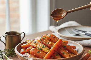 Marchewka glazurowana miodem