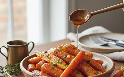 Marchewka glazurowana miodem