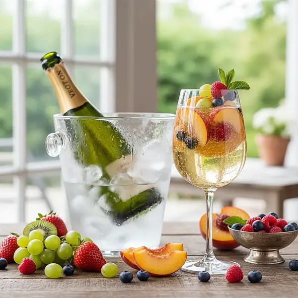 Szampan z owocami