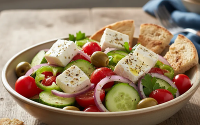 Sałatka grecka z serem feta