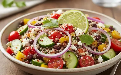 Sałatka z quinoa i warzywami