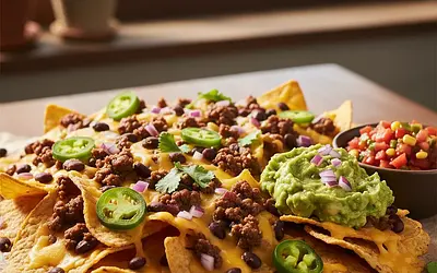 Nachos z Salsą Guacamole