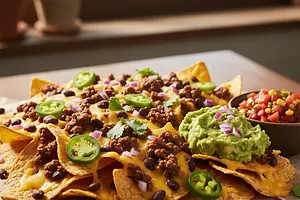 Nachos z Salsą Guacamole