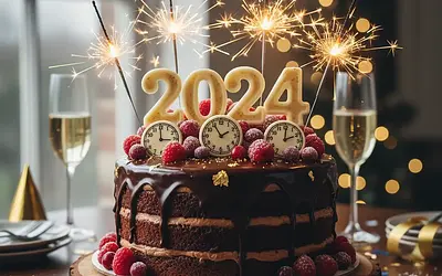 Chocolate Cake for New Year's Eve