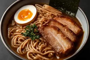 Miso ramen with chashu