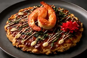 Okonomiyaki - Japanese pancake