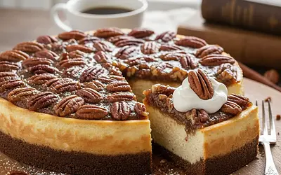 Sernik Orzechowy a'la Pecan Pie