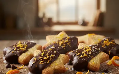 Korzenne Pierniczki z Nutą Pomarańczy w Aksamitnej Czekoladzie